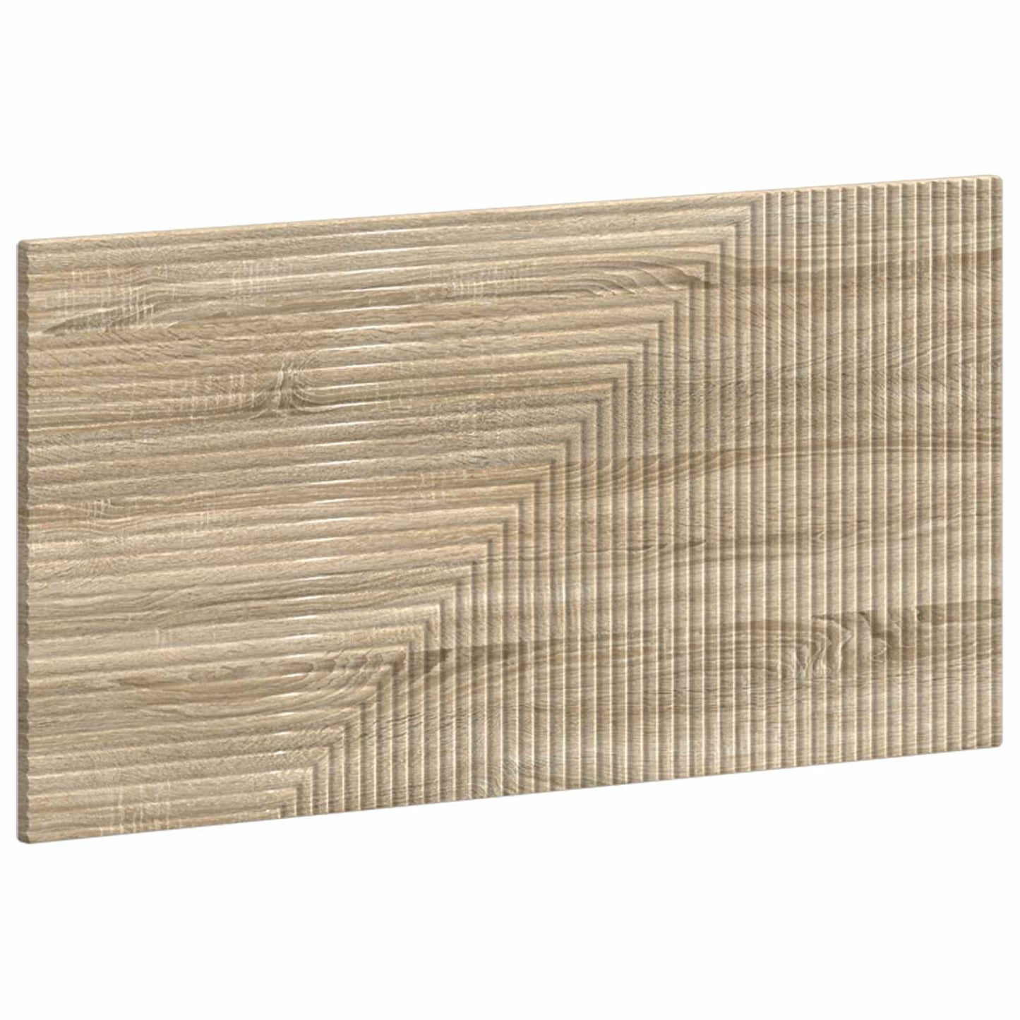 Wall Headboard Brown Wooden 100 cm x 3 cm x 50 cm