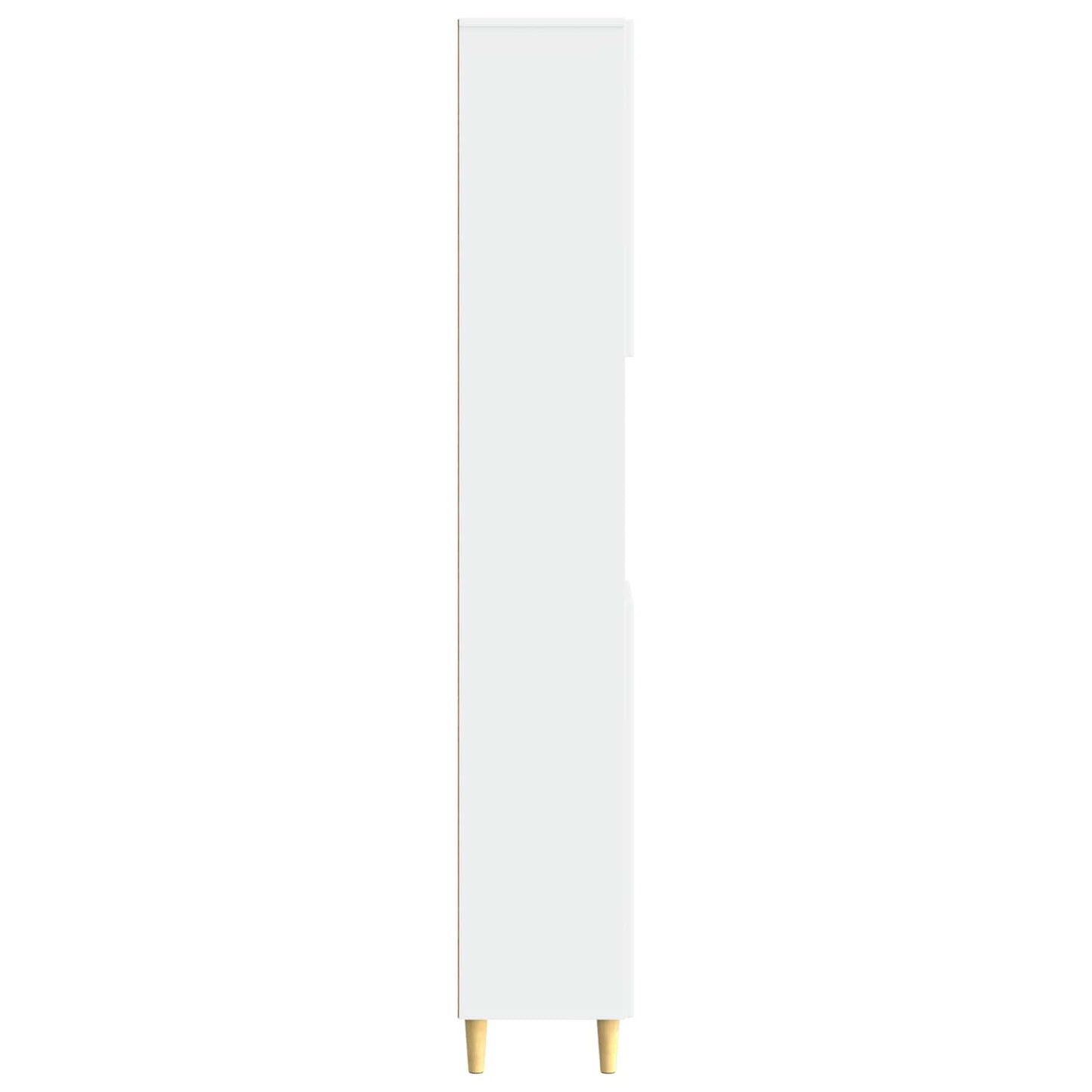 Bathroom Cabinet White Storage 30x31x190cm