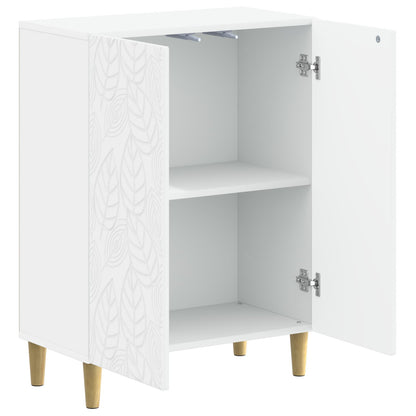 Bathroom Storage Cabinet White Compact 59.5x31x80cm