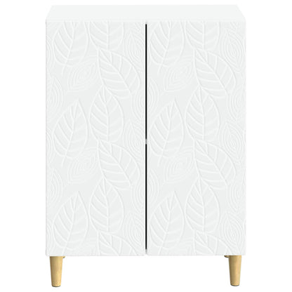 Bathroom Storage Cabinet White Compact 59.5x31x80cm