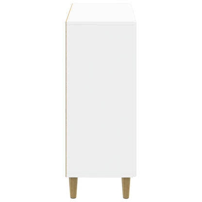 Bathroom Storage Cabinet White Compact 59.5x31x80cm
