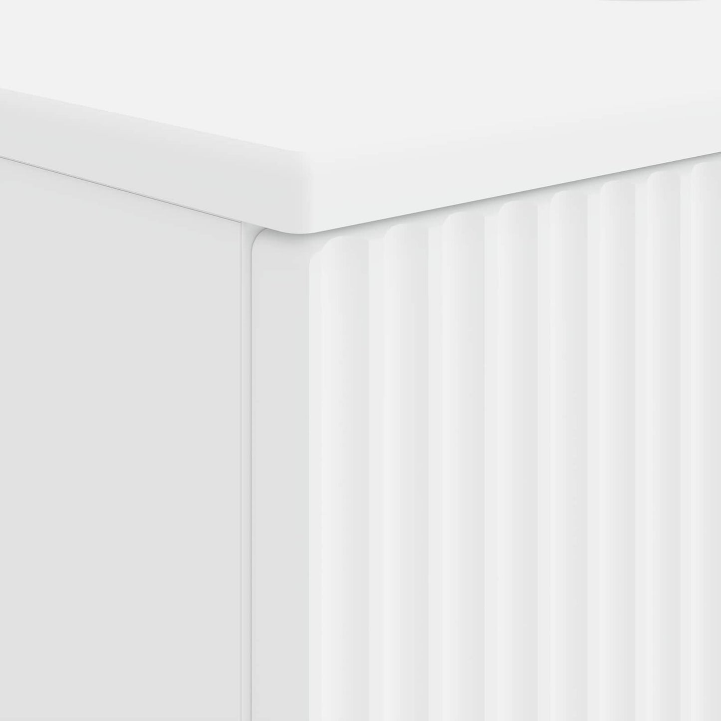 Bathroom Sink Cabinet White Modern 82x41x56cm
