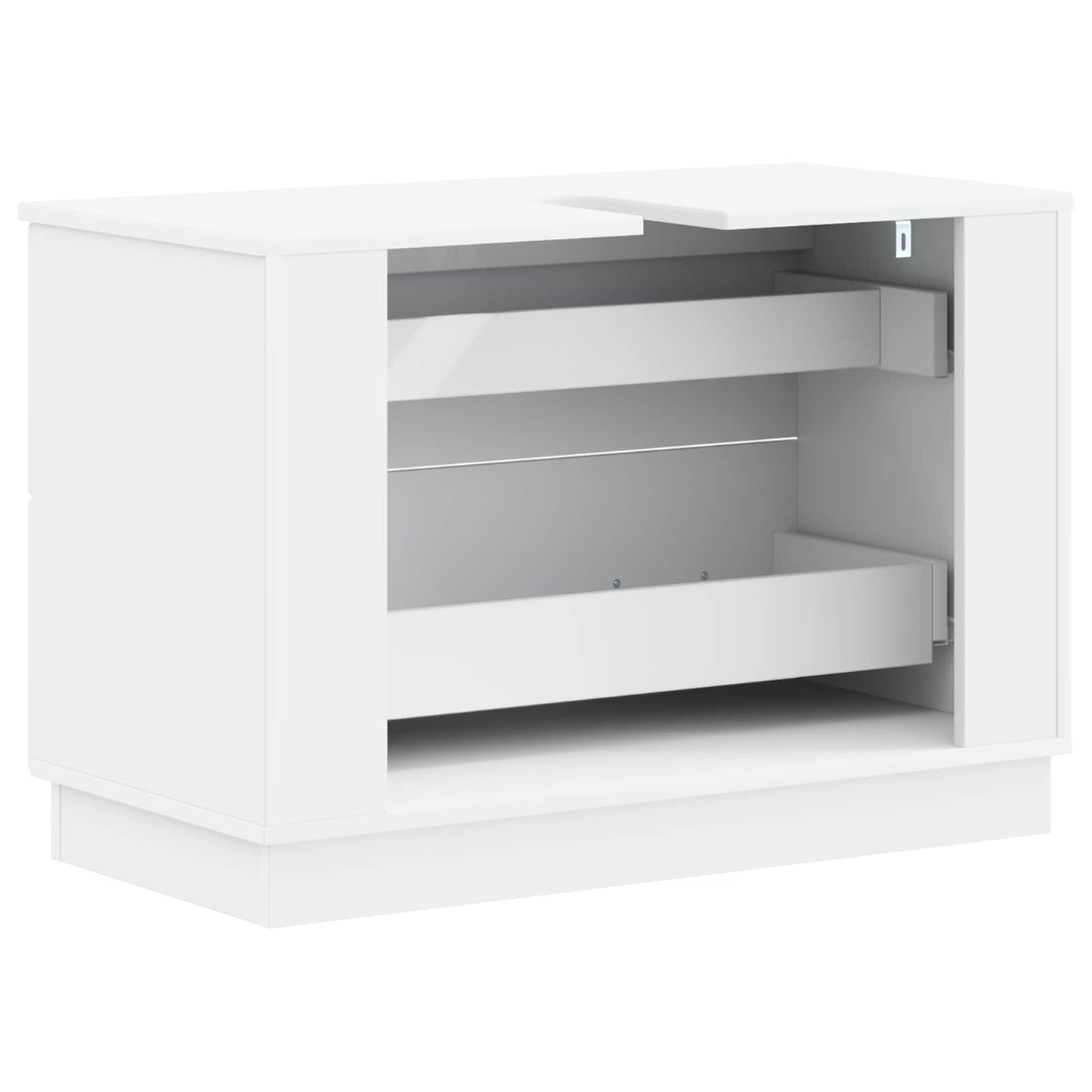 Bathroom Sink Cabinet White Modern 82x41x56cm