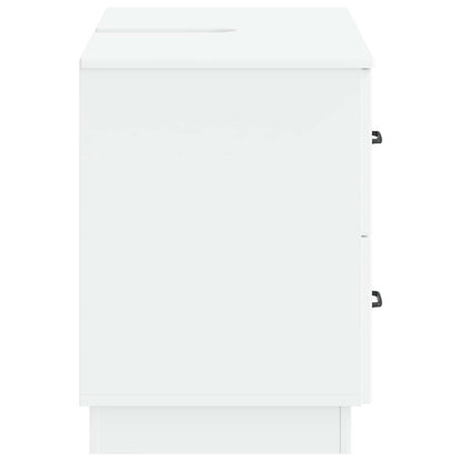 Bathroom Sink Cabinet White Modern 82x41x56cm