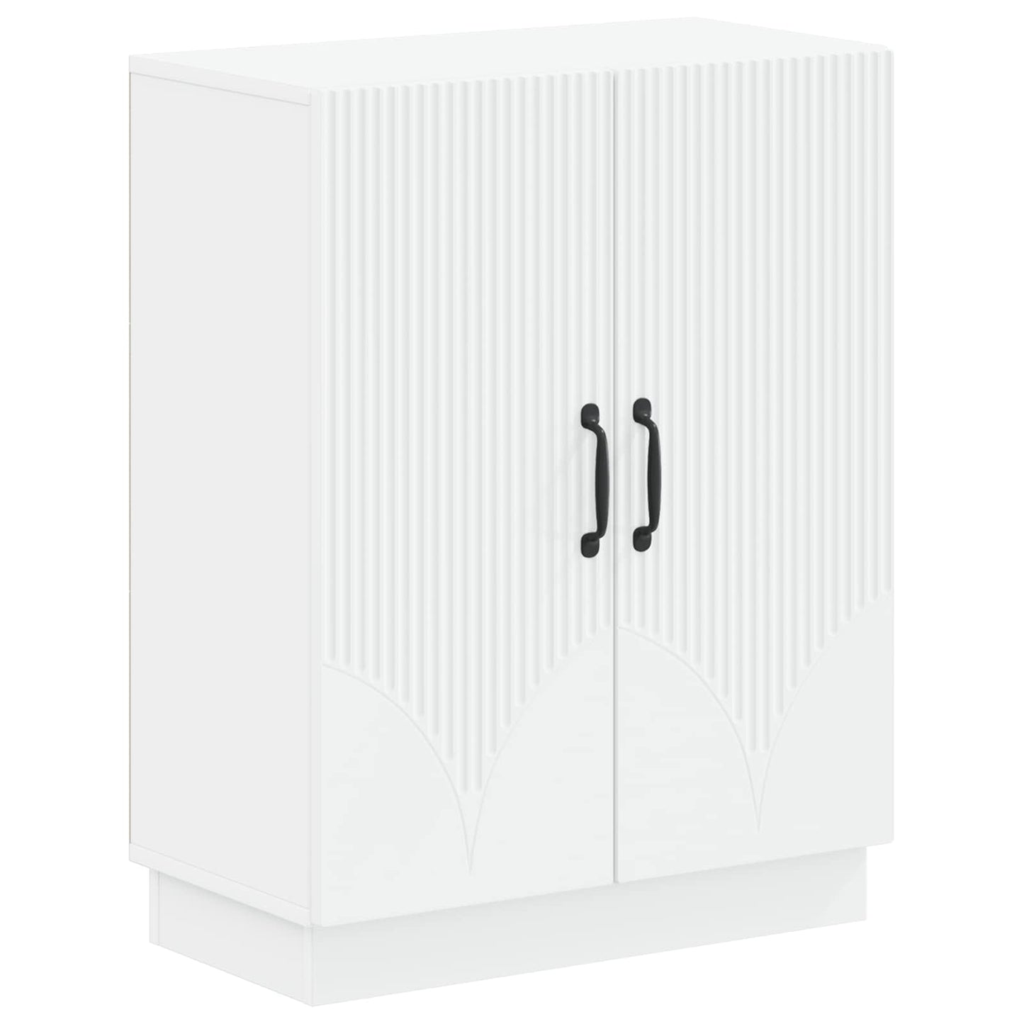Bathroom Storage Cabinet White Slim 59.5x31x77cm