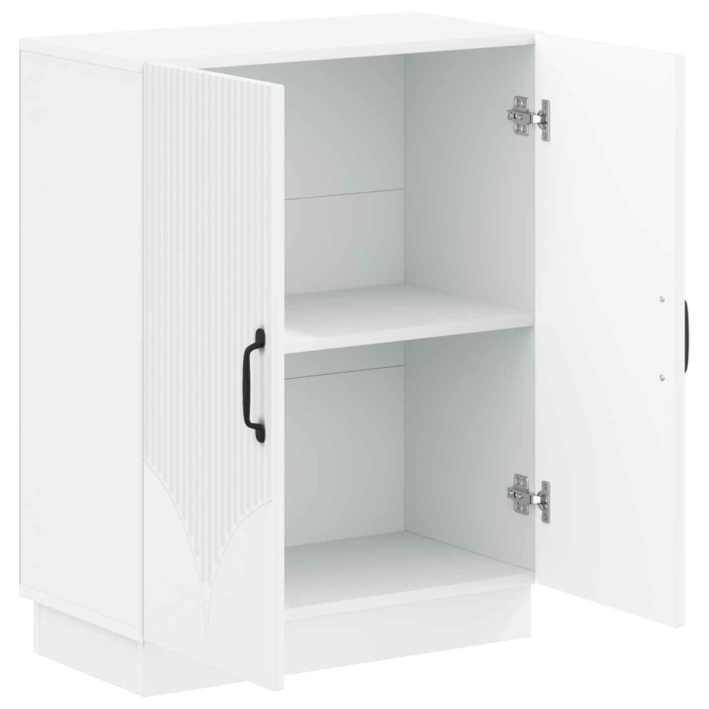 Bathroom Storage Cabinet White Slim 59.5x31x77cm
