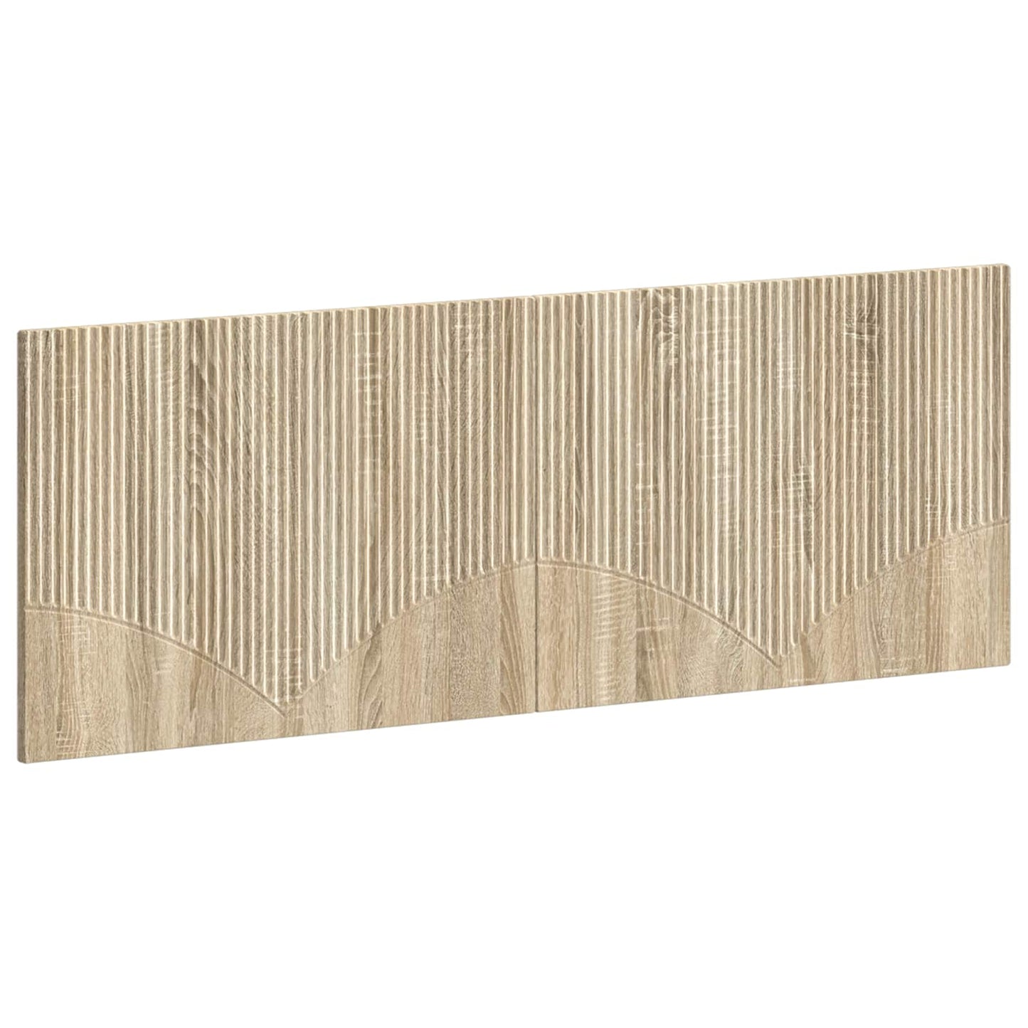 Modern Wall Headboard Brown 140 cm x 3 cm x 50 cm