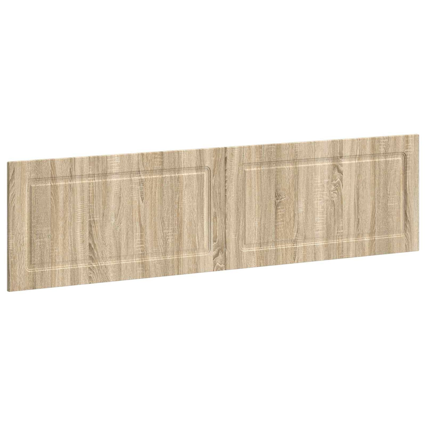 Wall Headboard Brown Wooden 200 cm x 3 cm x 50 cm