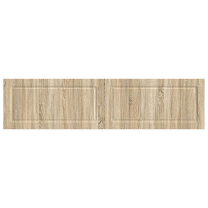 Wall Headboard Brown Wooden 200 cm x 3 cm x 50 cm