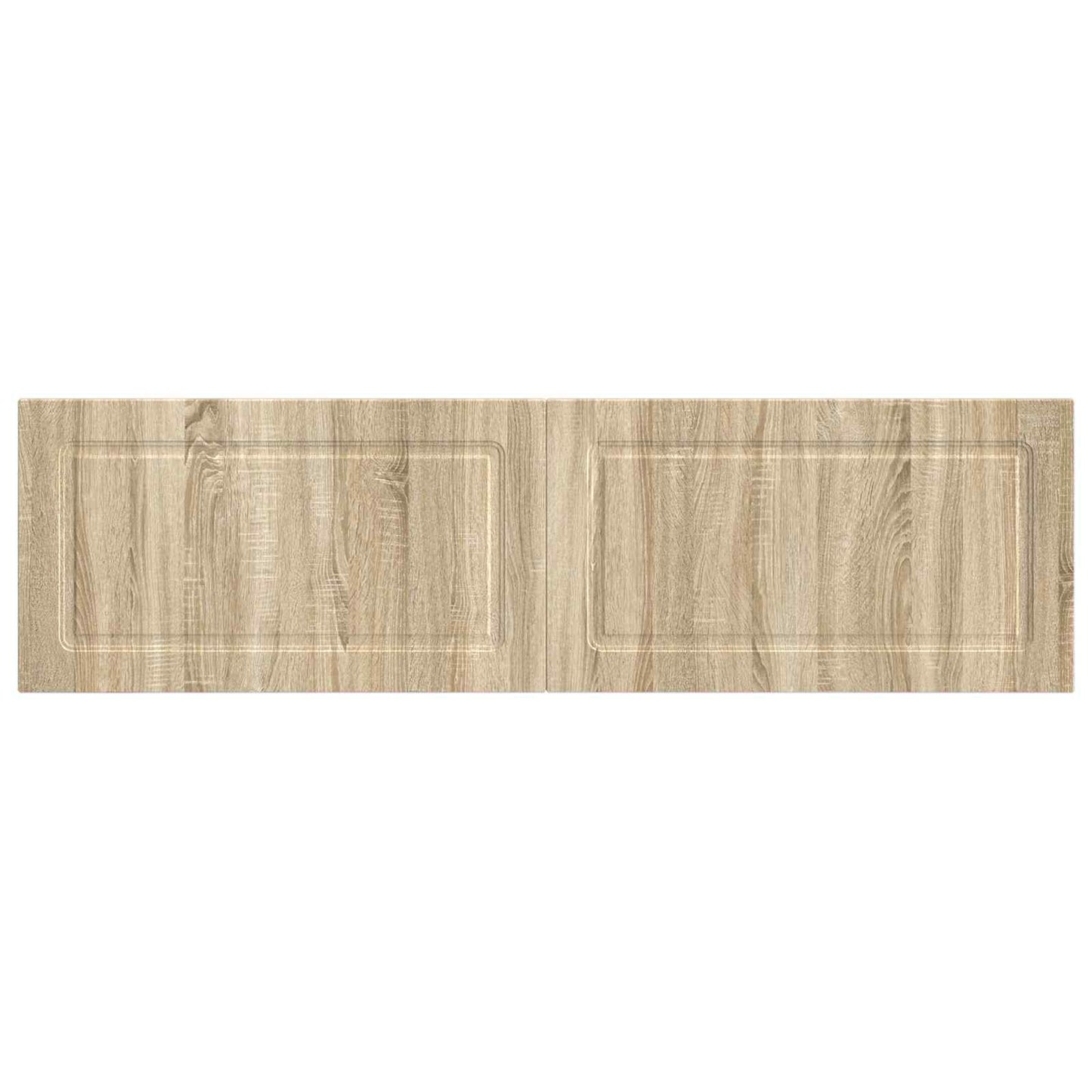 Wall Headboard Brown Wooden 180 cm x 3 cm x 50 cm