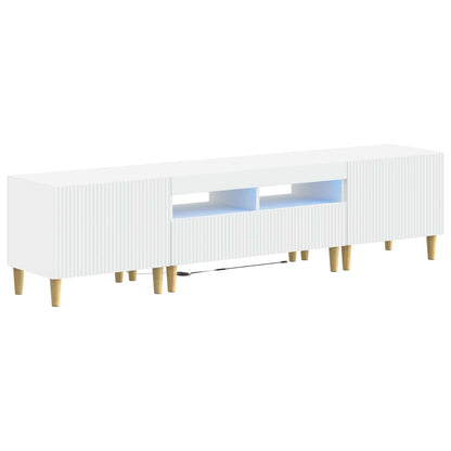 Modern TV Cabinet White Engineered Wood 49x35x43cm