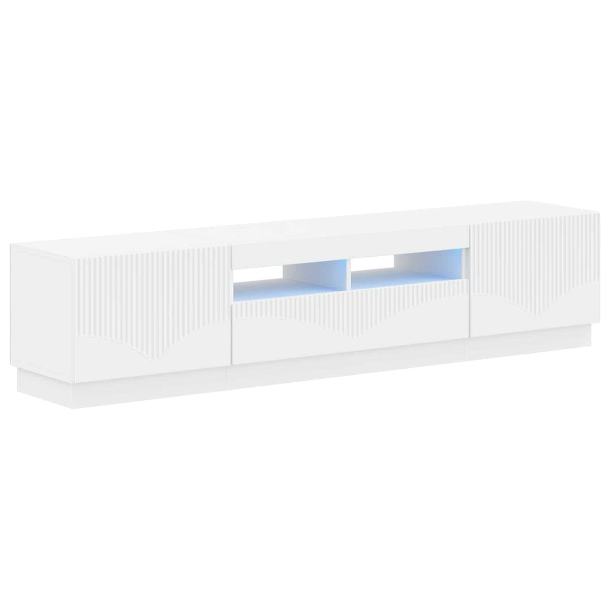 Modern White TV Unit 49x35x40cm