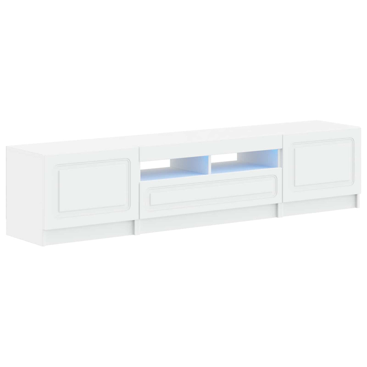 White Engineered Wood TV Cabinet 49x35x40cm