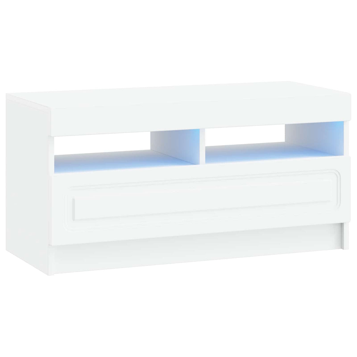 White Engineered Wood TV Cabinet 49x35x40cm