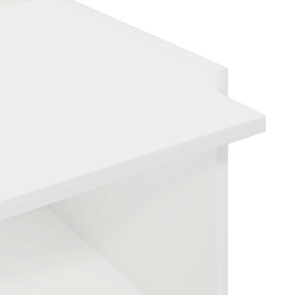 White Coffee Table Engineered Wood 90cm | HomeAndLiving