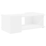White Coffee Table Engineered Wood 90cm | HomeAndLiving