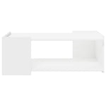 White Coffee Table Engineered Wood 90cm | HomeAndLiving