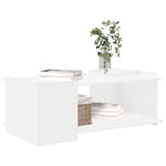White Coffee Table Engineered Wood 90cm | HomeAndLiving
