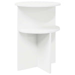 White Side Table Storage Round 39.5cm | HomeAndLiving