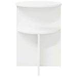 White Side Table Storage Round 39.5cm | HomeAndLiving