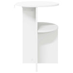 White Side Table Storage Round 39.5cm | HomeAndLiving