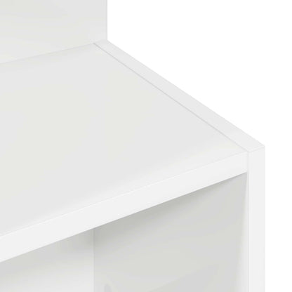 White Side Table Round Engineered Wood | HomeAndLiving