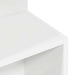 White Side Table Round Engineered Wood | HomeAndLiving
