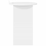 White Side Table Round Engineered Wood | HomeAndLiving