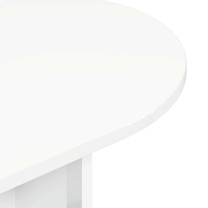 White Console Table Engineered Wood 100cm | HomeAndLiving