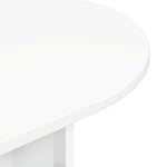 White Console Table Engineered Wood 100cm | HomeAndLiving