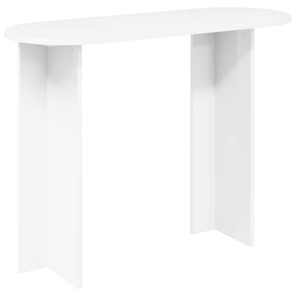 White Console Table Engineered Wood 100cm | HomeAndLiving