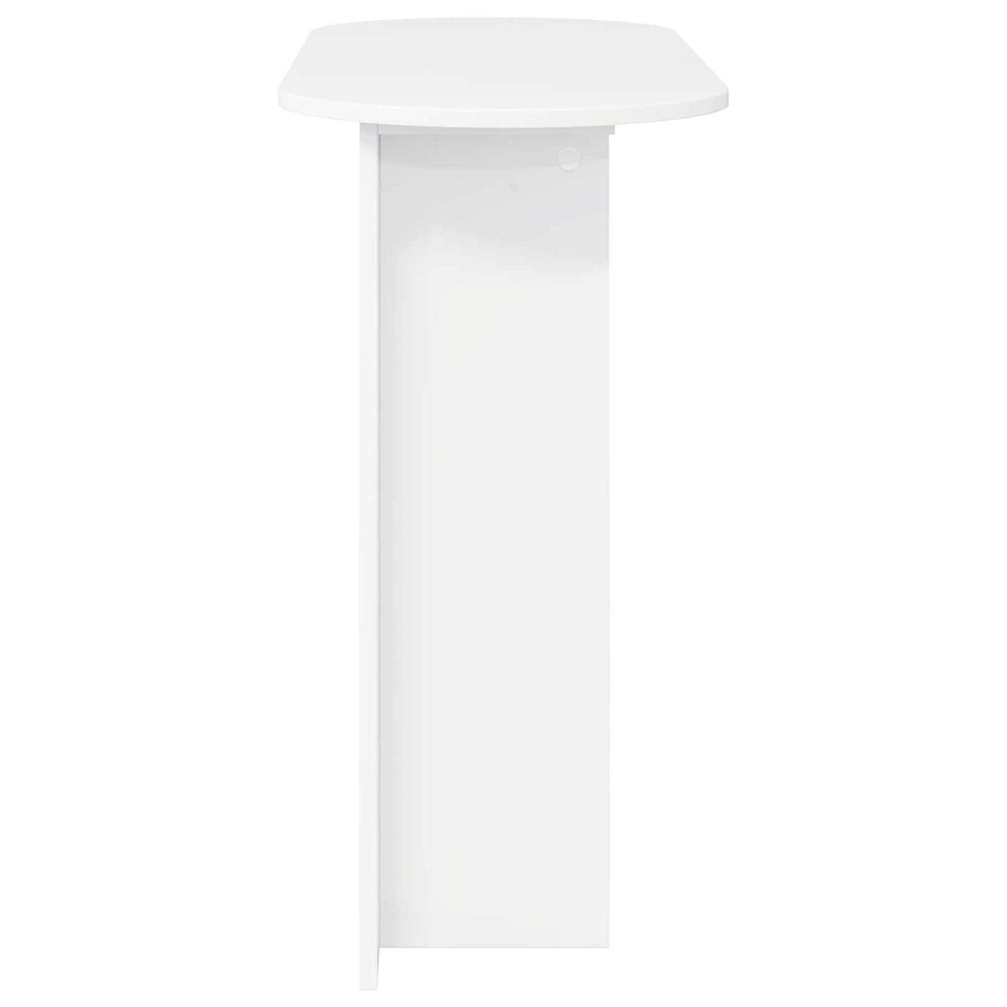 White Console Table Engineered Wood 100cm | HomeAndLiving