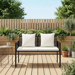 2-Seater Poly Rattan Outdoor Bench | HomeAndLiving
