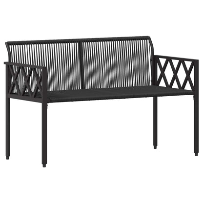 2-Seater Poly Rattan Outdoor Bench | HomeAndLiving - 4