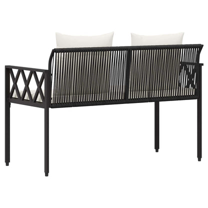 2-Seater Poly Rattan Outdoor Bench | HomeAndLiving - 7