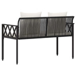 2-Seater Poly Rattan Outdoor Bench | HomeAndLiving