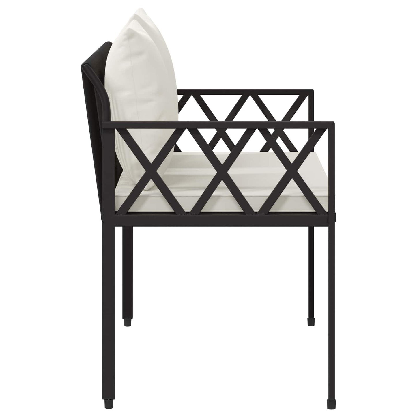 2-Seater Poly Rattan Outdoor Bench | HomeAndLiving - 6