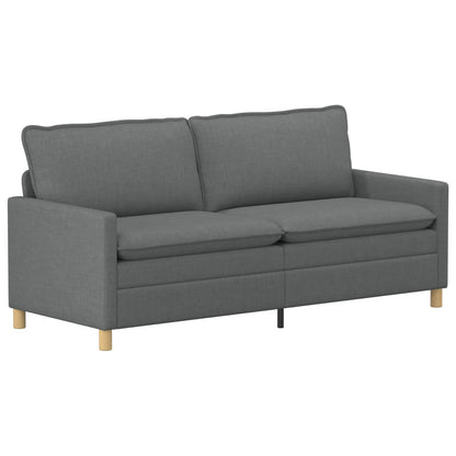Grey Fabric Sofa Set 2 Piece 196x81x87.5cm