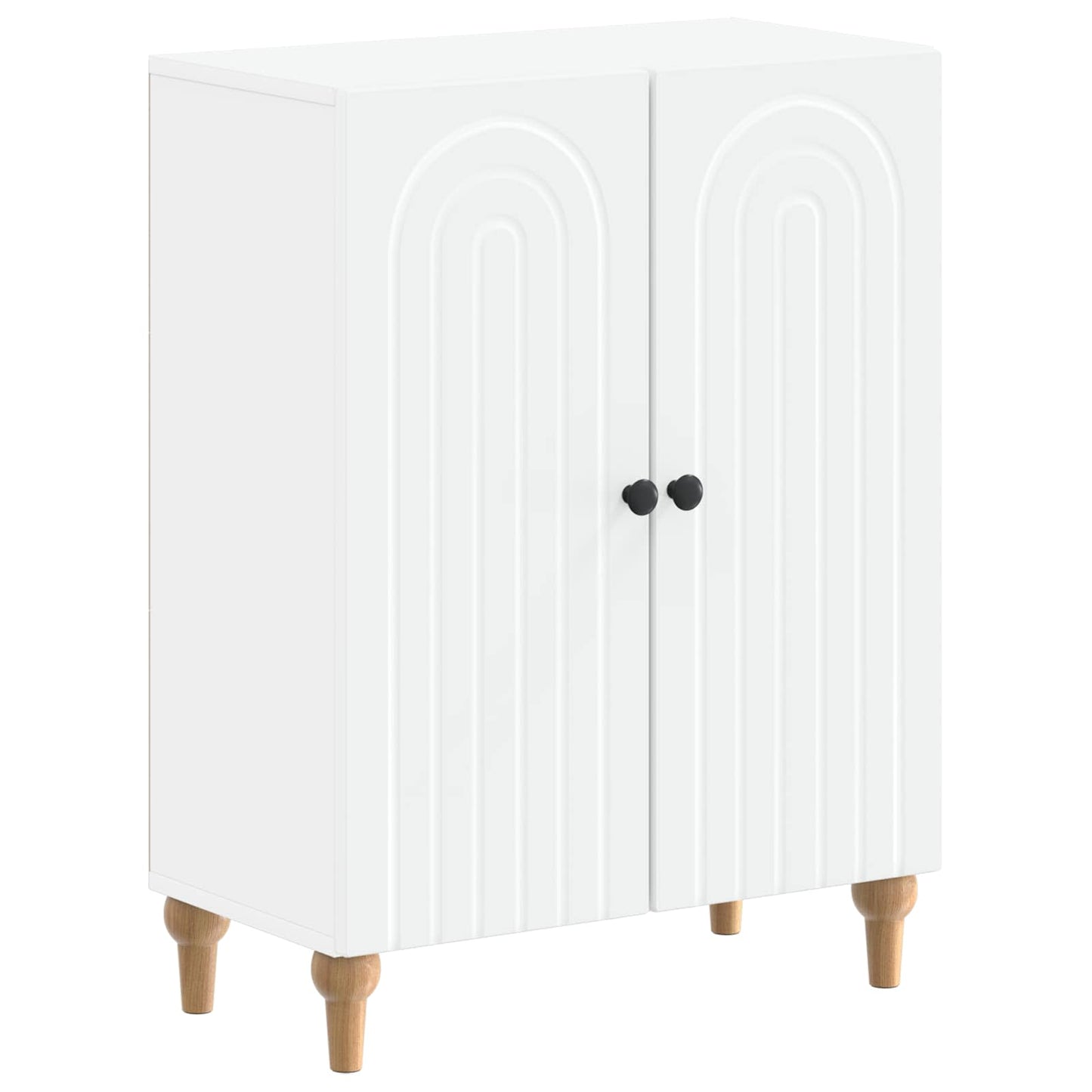 Bathroom Cabinet Set White Engineered 59.5x31.5x59cm