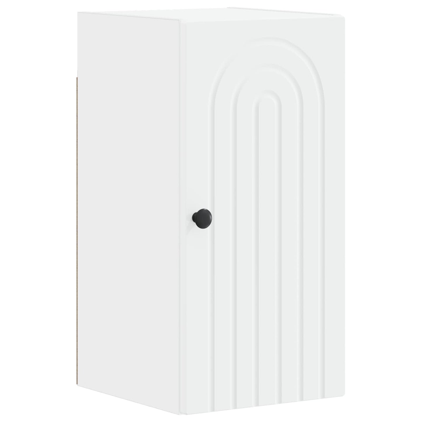 Bathroom Cabinet Set White Engineered Wood 30x31x80cm