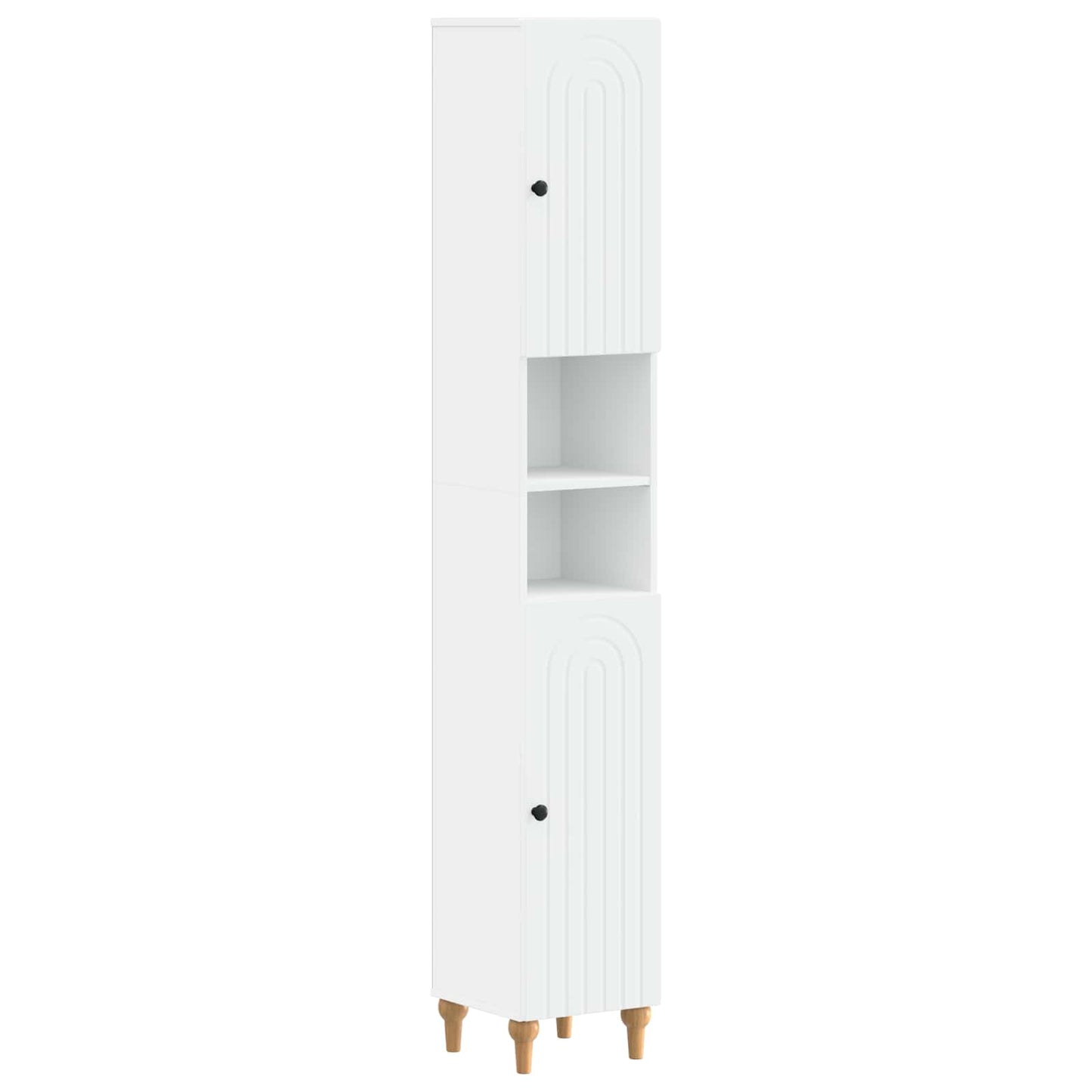 Bathroom Cabinet Set Engineered Wood 30x31x190cm