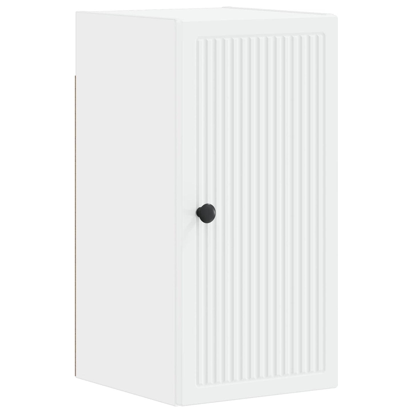 Bathroom Cabinet Set White Engineered Wood 30x31x190cm