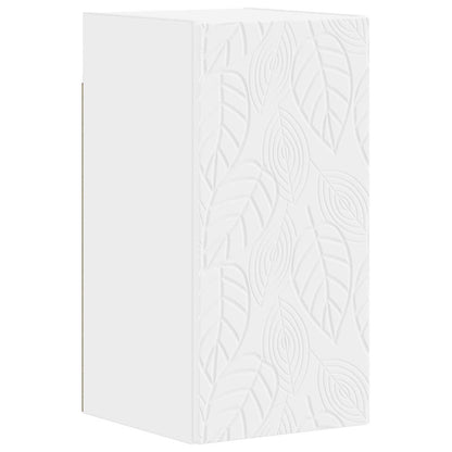 Bathroom Cabinet White Engineered Wood 30x31x190cm