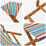 Eucalyptus Wood Deck Chairs Set of 4 | HomeAndLiving