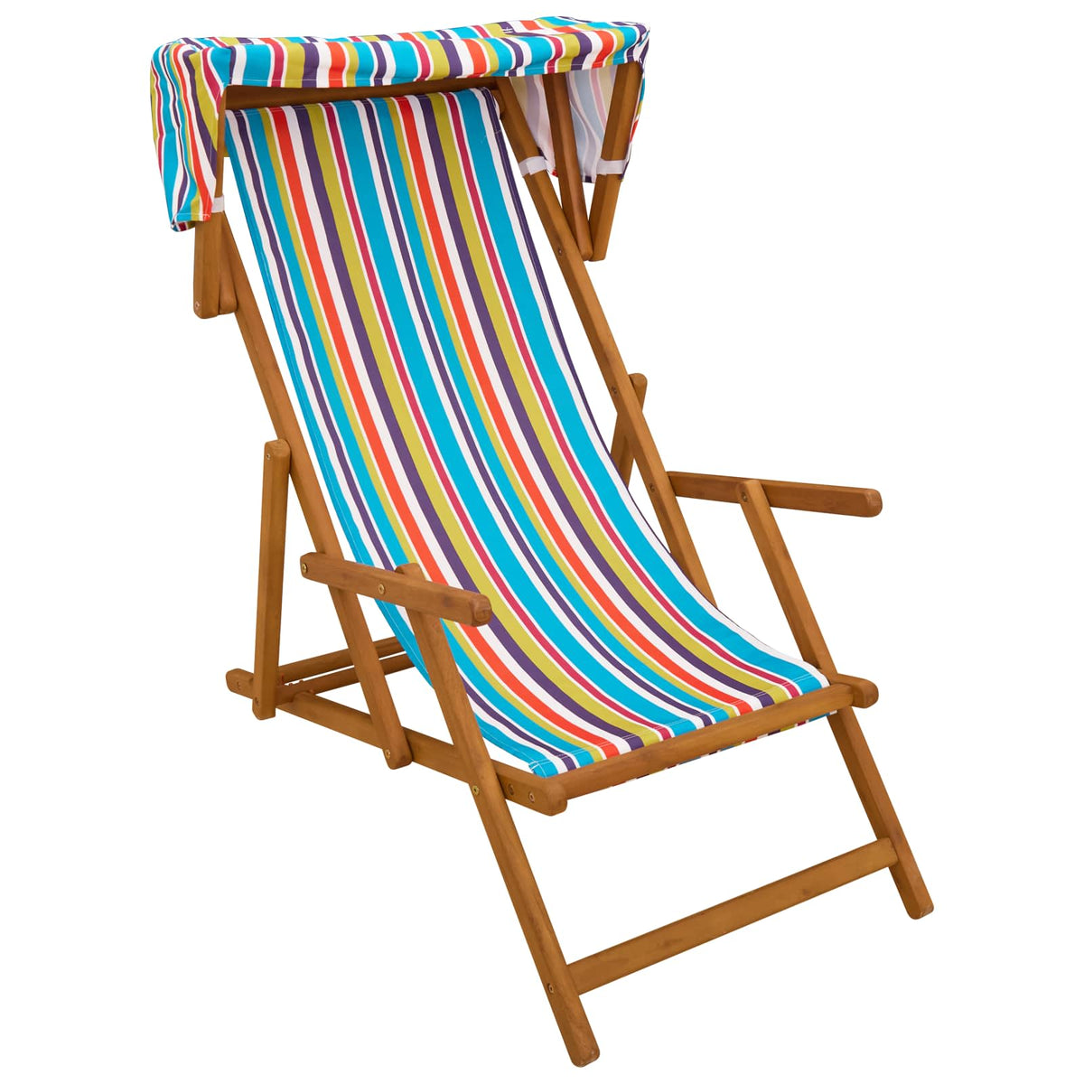 Eucalyptus Wood Deck Chairs Set of 4 | HomeAndLiving - 3