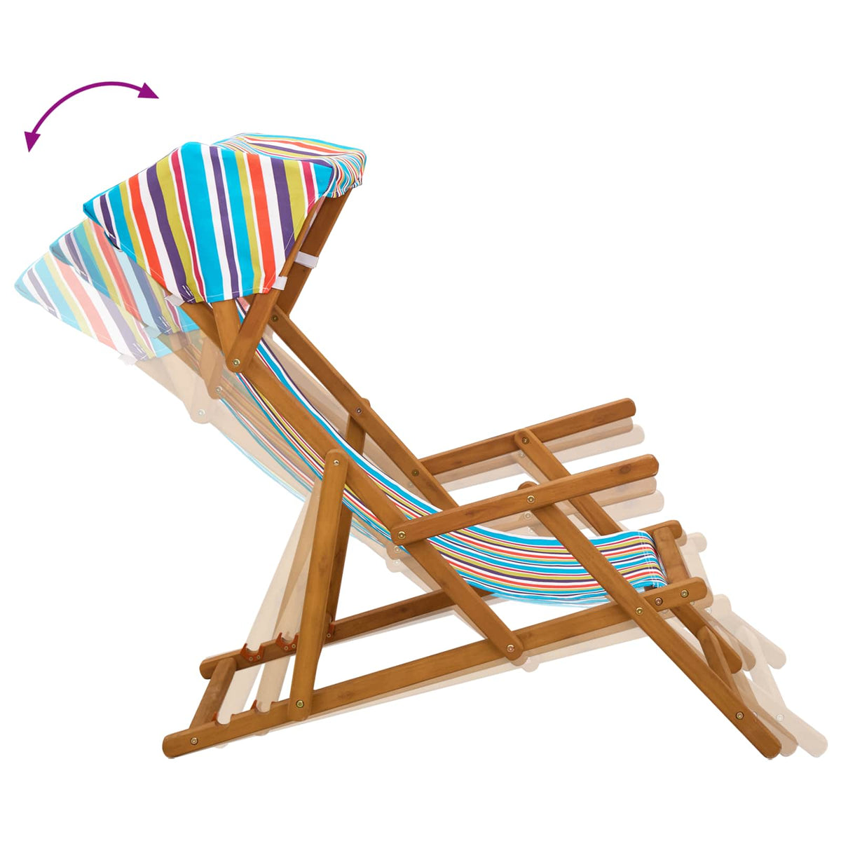 Eucalyptus Wood Deck Chairs Set of 4 | HomeAndLiving - 6