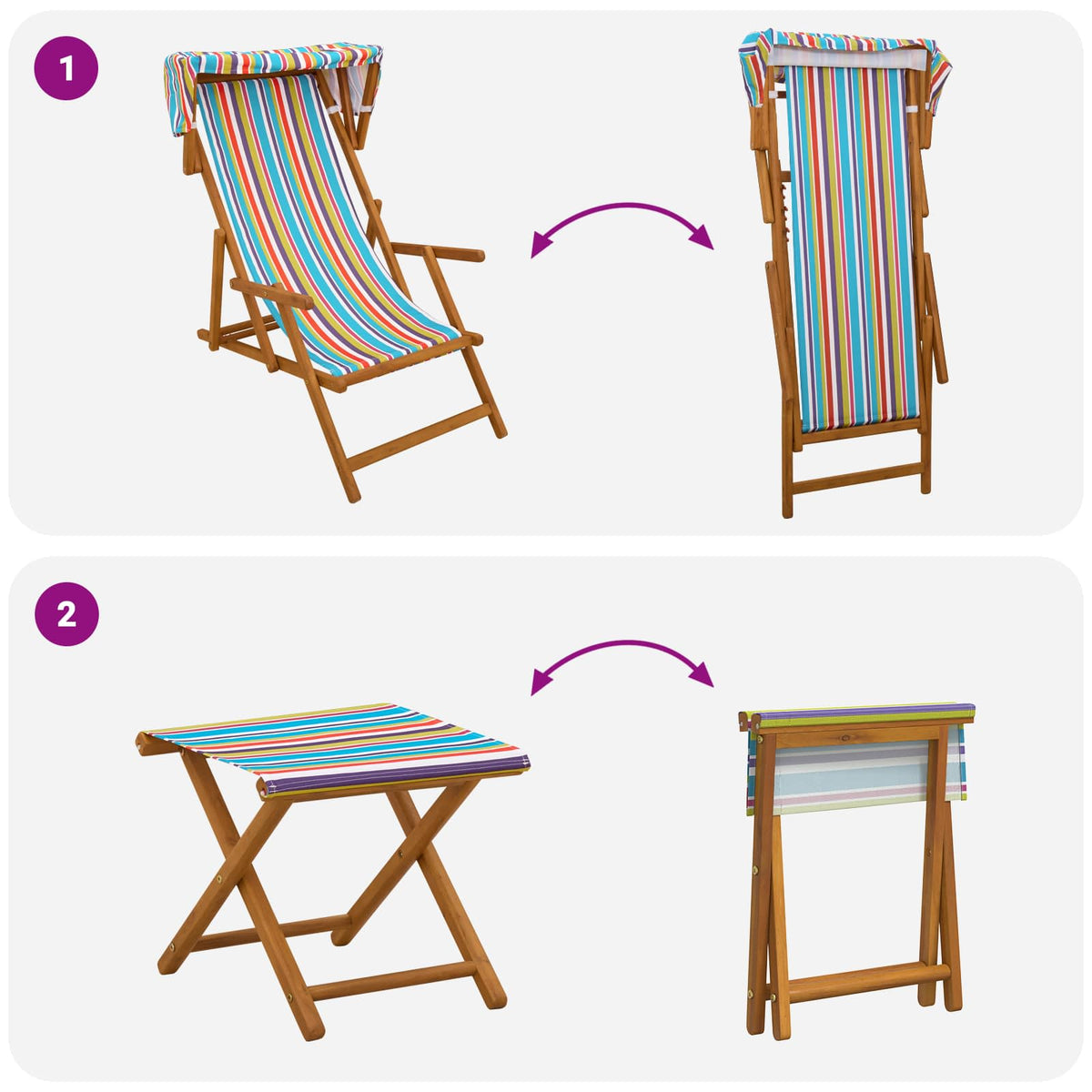 Eucalyptus Wood Deck Chairs Set of 4 | HomeAndLiving - 8