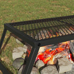 Foldable Camping Grill Alloy Steel Portable | HomeAndLiving