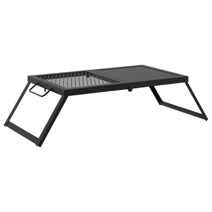 Foldable Camping Grill Portable Steel BBQ | HomeAndLiving