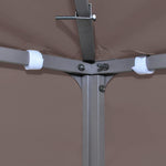 Gazebo Cover 3x3m Taupe Polyester Steel | HomeAndLiving